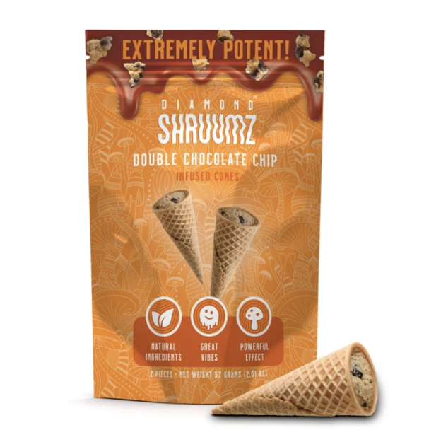 Diamond Shruumz Double Chocolate Chip Cones